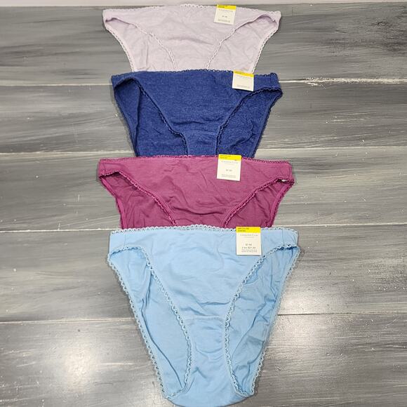 Charter Club Bikini Underwear Everyday Cotton  Size Medium 4 Pair - Picture 1 of 8